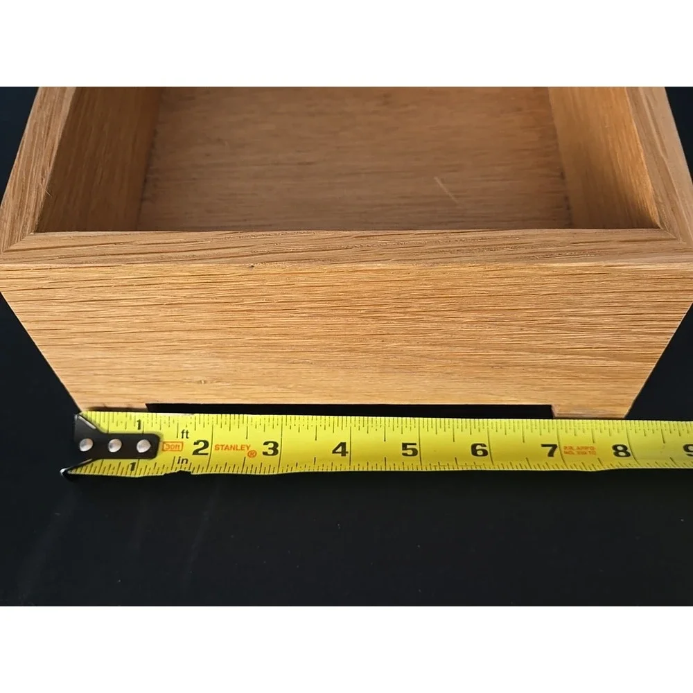 Small Handmade Wood Wooden Box 8